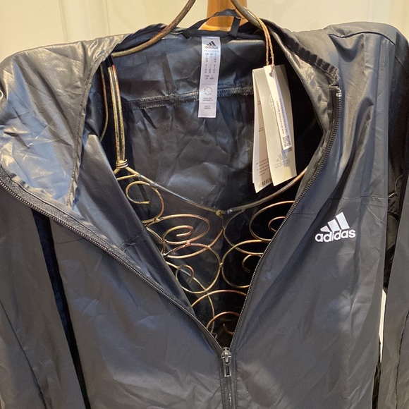 🆕 Adidas Women's AEROREADY Logo Running Windbreaker Jacket - Picture 10 of 14